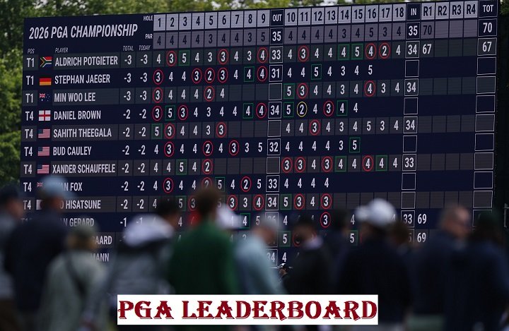 PGA leaderboard